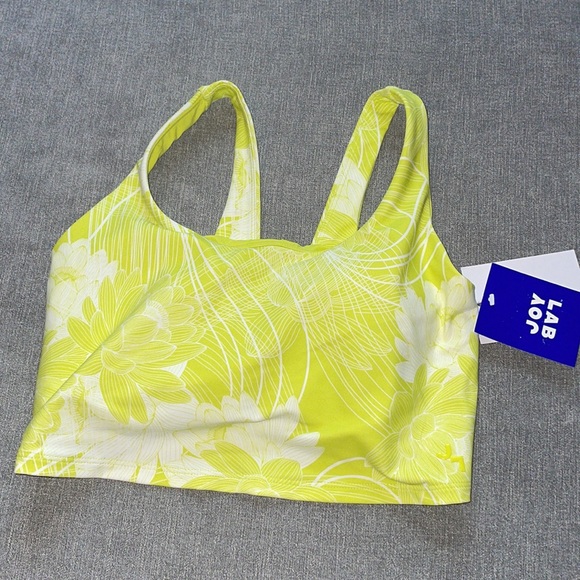 Joy Lab Sports Bra Twist Back-Fresh Floral - Picture 3 of 5